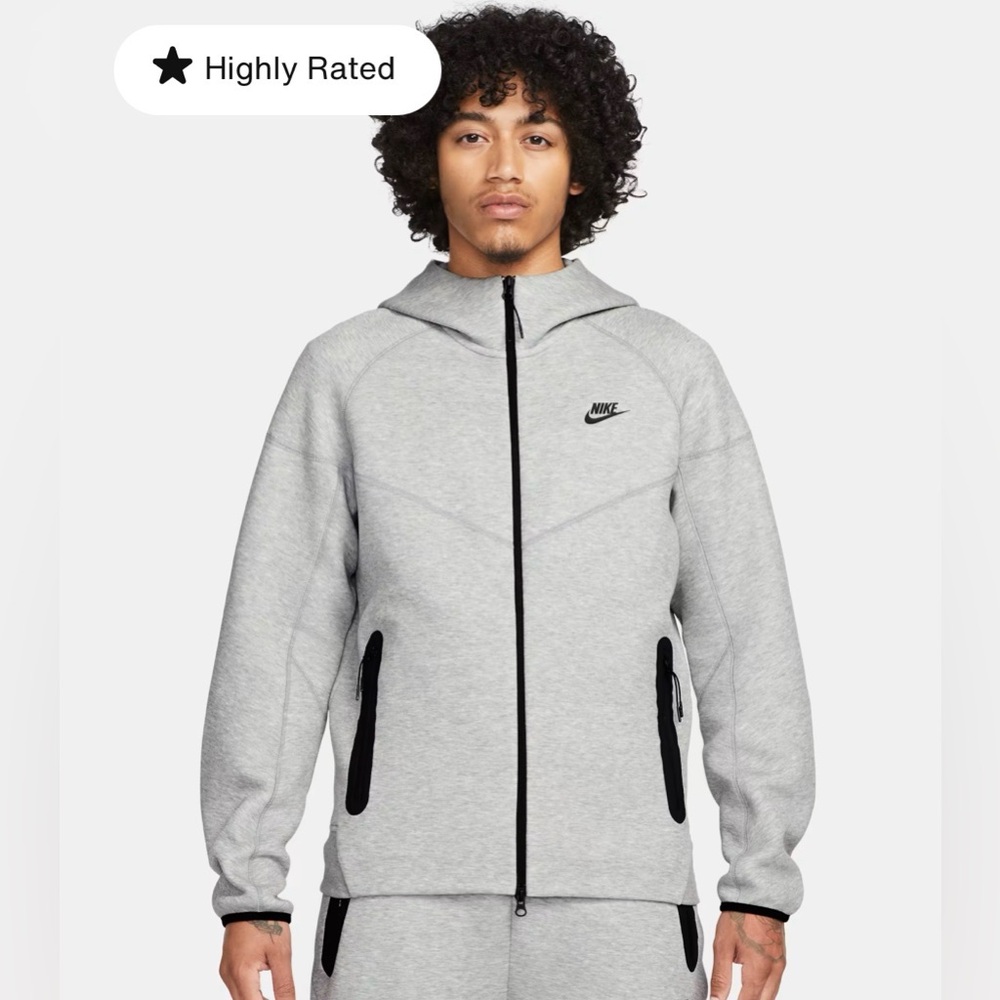 Nike Sportswear Tech Fleece Windrunner Men's Full-Zip Hoodie Medium